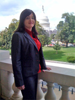 Lambda Legal plaintiff Vandy Beth Glenn in Washington, D.C.
