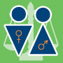 Transgender rights icon.