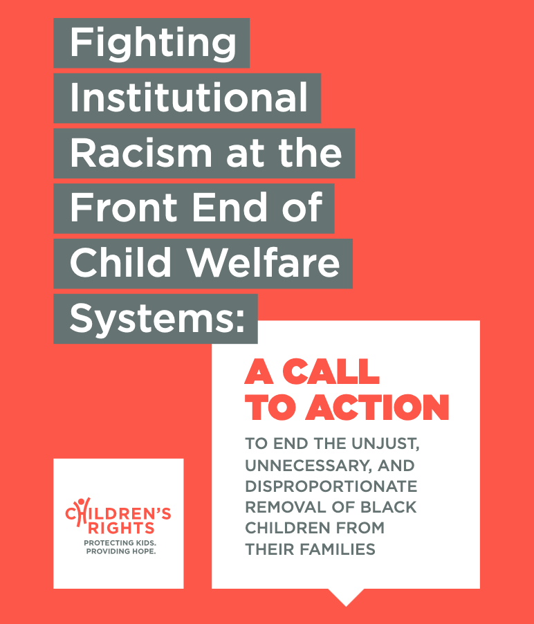 Report Cover Childrens Rights Call To Action on Fighting Institutional Racism