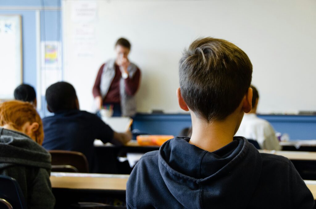 students learning in a classroom back to school