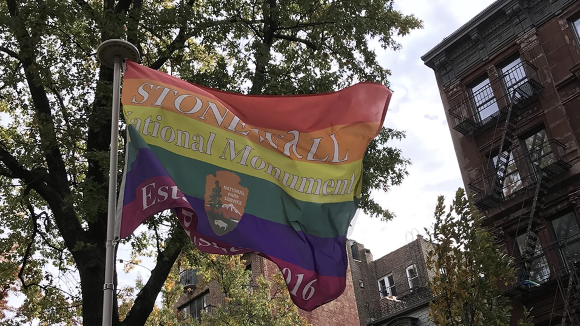 Stonewall National Monument Pride Flag in New York City