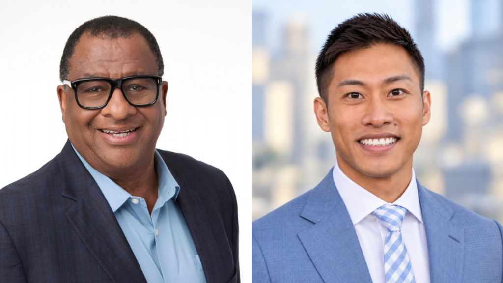 Headshots of Shedrick Davis and Joey Wasserman